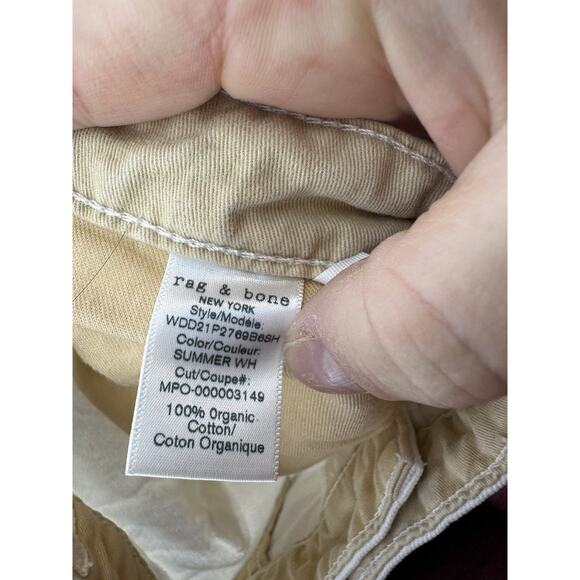 Rag & Bone Size 34 Women Rosa Mid Rise Boyfriend Jeans 27” In Distressed G30 - Picture 9 of 15